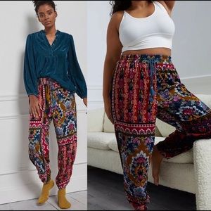 Anthropologie Zadia Velvet Sleep Pants Size Small